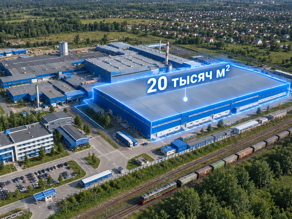 Производственная площадка Stormtank, 20 тысяч м²
